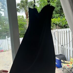 Mini square neck dress